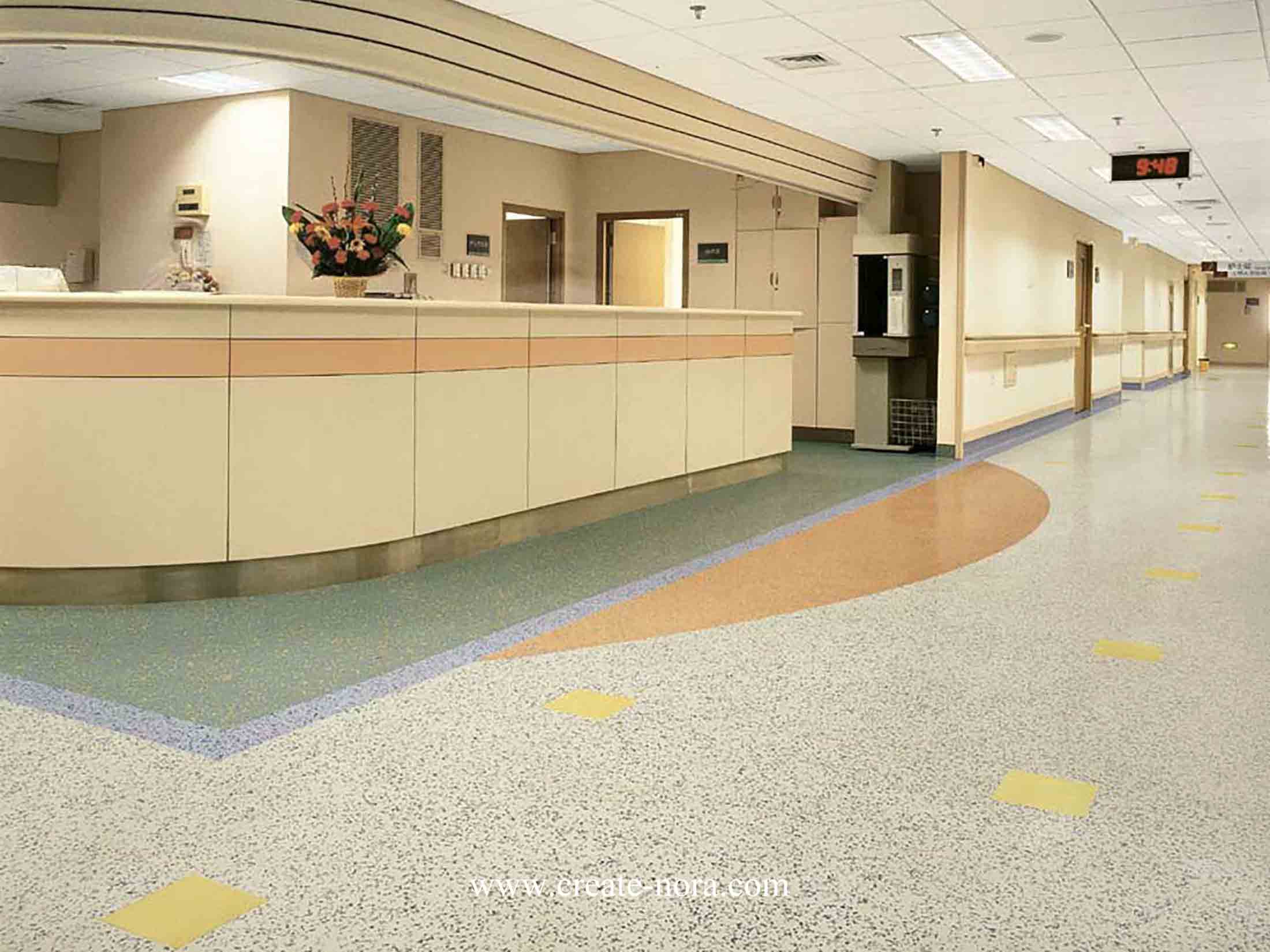 the photo of nora rubber flooring in Peking University First Hospital2